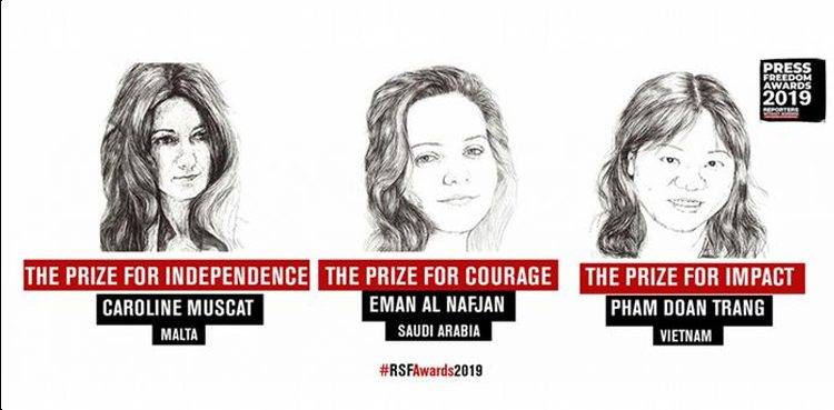 زندگی خطرے میں ڈالنے والی تین خواتین صحافیوں‌ کے لیے ایوارڈ کا اعلان