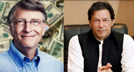 وزیراعظم عمران خان کی مائیکروسافٹ کےبانی بل گیٹس سےملاقات 
