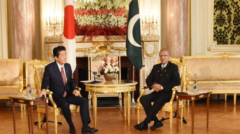 صدر مملکت کی جاپان کے وزیراعظم سے ملاقات، کشمیر سمیت اہم امور پر تبادلہ خیال
