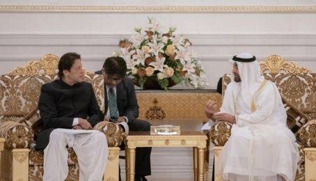 وزیراعظم اور ابوظہبی کے ولی عہد کی ملاقات ، باہمی دلچسپی کے امور پر تبادلہ خیال 