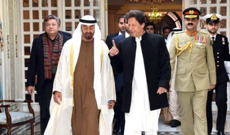 شیخ محمد بن زید النہیان پاکستان کے ایک مختصر دورے کے بعد واپس روانہ 