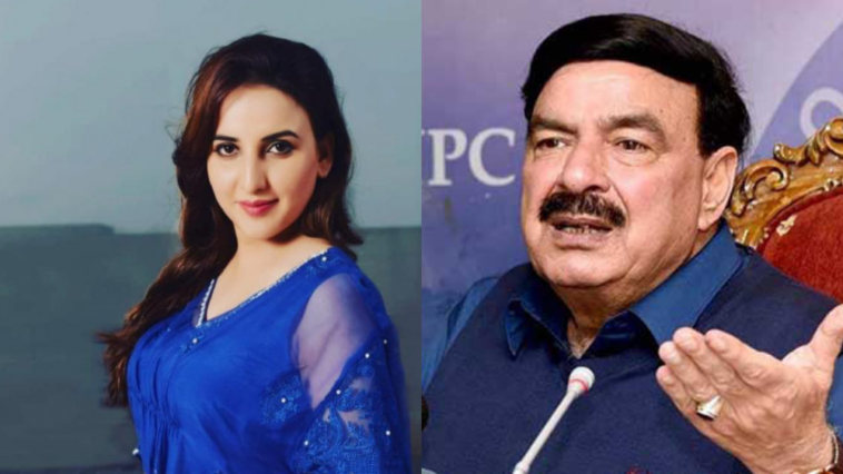 شیخ رشید نے حریم شاہ سے فون پر بات کرنے کا اعتراف کر لیا