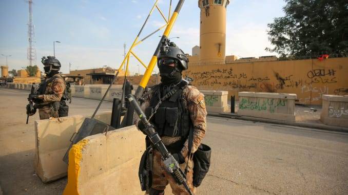 ایرانی حملے کے 24 گھنٹے بعد بغداد کے گرین زون میں راکٹ حملے