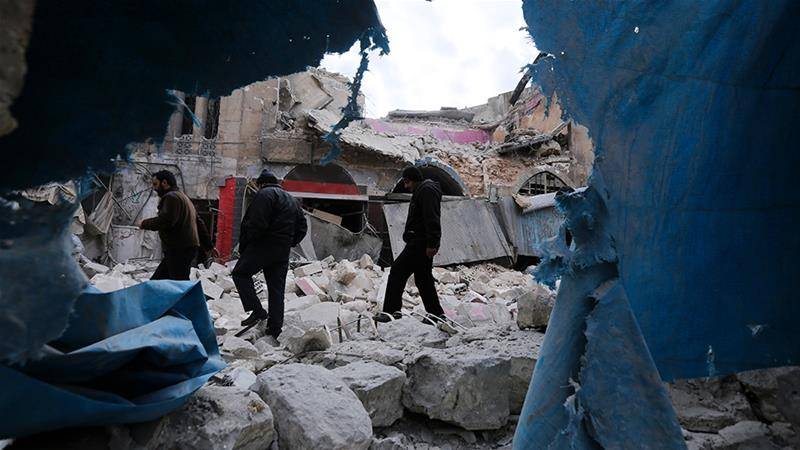 شامی صوبے ادلب میں روسی فضائی حملے میں 10 افراد جاں بحق