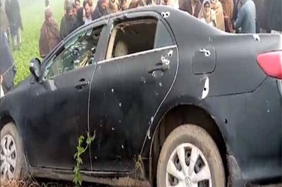 شیخو پورہ، صفدر آباد میں کار پر فائرنگ، 5 افراد جاں بحق