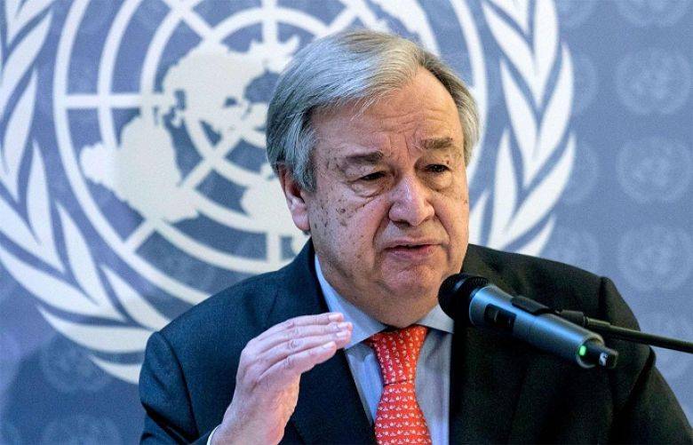 مقبوضہ کشمیر میں انسانی حقوق کا ہر صورت احترام کیا جانا چاہیے، انتونیو گوتریس