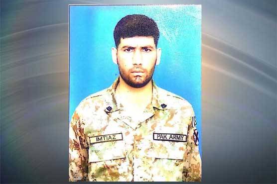 بھارتی فوج کی ایل او سی پر بلااشتعال فائرنگ، سپاہی امتیاز علی شہید