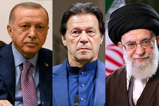 بھارتی مظالم کیخلاف تنقید،وزیراعظم کا ایرانی سپریم لیڈر اور ترک صدر کا شکریہ