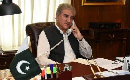  شاہ محمود قریشی کا نیوزی لینڈ کے ہم منصب سے رابط، باہمی دلچسپی کے امور پر تبادلہ خیال