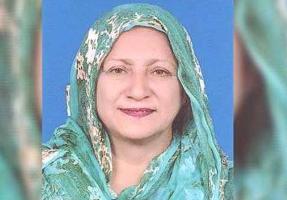 تحریک انصاف کی رکن پنجاب اسمبلی شاہین رضا کورونا سے جاں بحق 