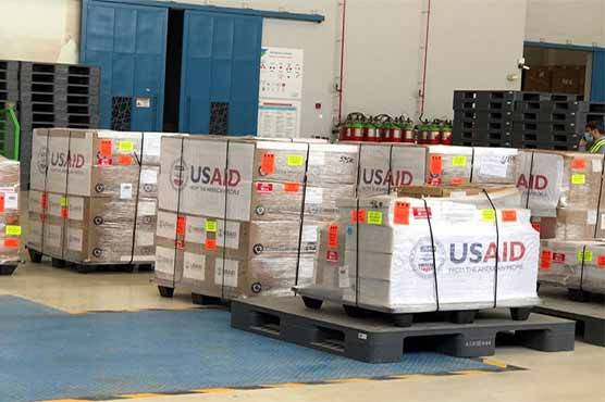 امریکا نے پاکستان کو 100 وینٹی لیٹرز فراہم کر دئیے