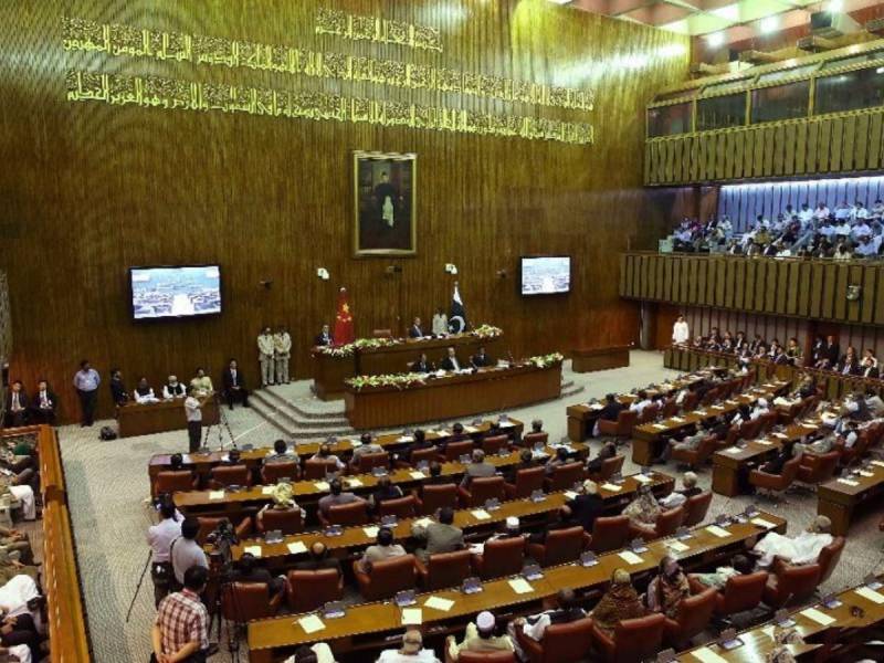 سینیٹ میں این ایف سی ایوارڈ میں آئینی ترمیم کا بل پیش کرنے کی تحریک مسترد