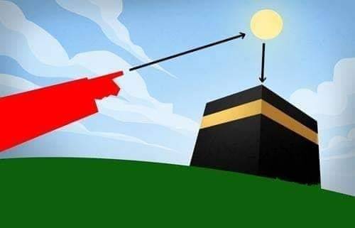 سور ج آج ایک بار پھر خانہ کعبہ کے عین اوپر ہوگا