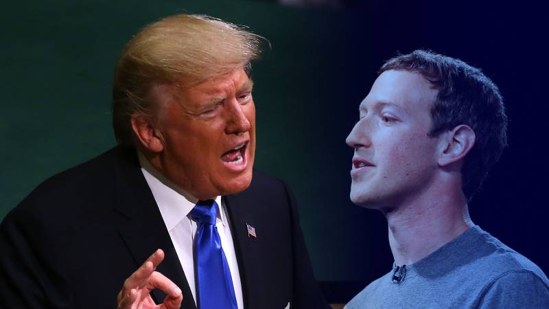 فیس بک نے  ٹرمپ  کی قوت مدافعت سے متعلق پوسٹ ڈیلیٹ کر دی