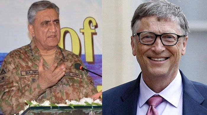 آرمی چیف جنرل قمر جاوید باجوہ اور بل گیٹس کے درمیان ٹیلیفونک رابطہ