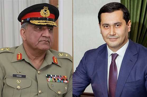 آرمی چیف سے ازبکستان کے نائب وزیراعظم کی ملاقات، اہم امور پر بات چیت