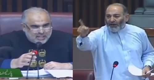 سینیٹر مشتاق احمد نے اسدقیصر کو غلام سپیکرقراردے دیا