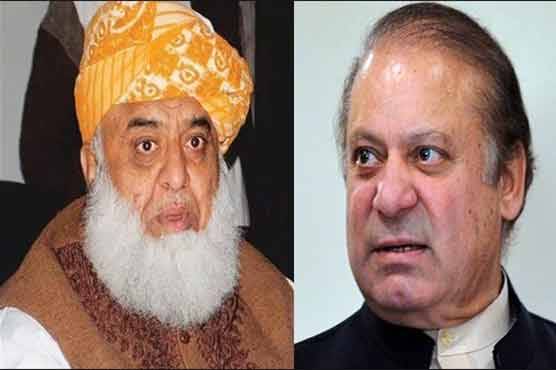 مولانا فضل الرحمان اور نواز شریف میں ٹیلیفونک رابطہ، استعفوں سے متعلق تبادلہ خیال