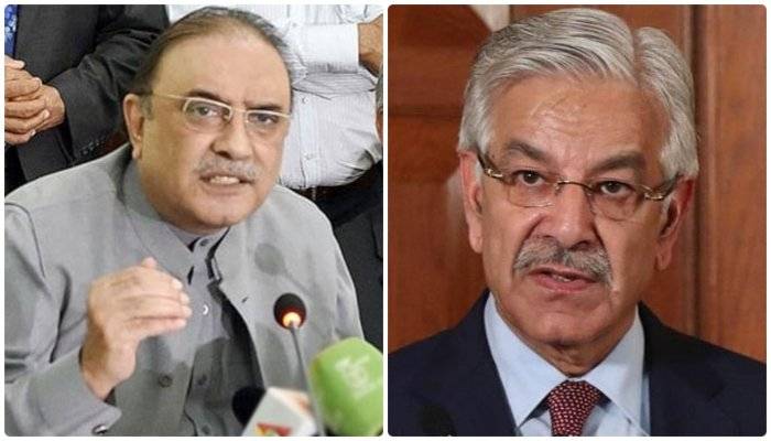 آصف علی زر داری بارے بیان پر خواجہ آصف نے معذرت کرلی 