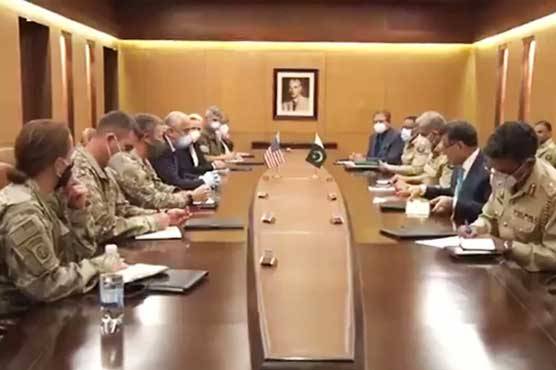  آرمی چیف سے زلمے خلیل کی ملاقات، افغان امن عمل میں پیشرفت پر تبادلہ خیال