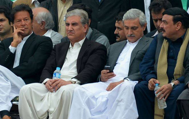 تحریک انصاف کے بڑے رہنمائوں کی لڑائی سامنے آگئی 