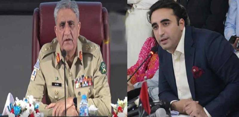  آرمی چیف کا بلاول بھٹو سے ٹیلفونک رابطہ، کراچی واقعہ پر گفتگو