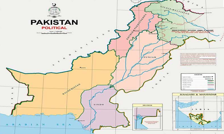 سینٹ کا پاکستان کے نقشے سے کشمیر غائب کرنے پر نوٹس