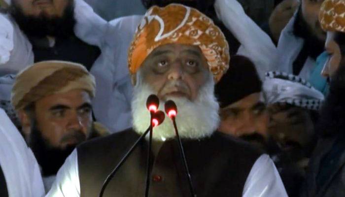 Maulana Fazal ur Rehman in Quetta Jalsa
