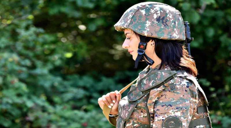 Armenia PM’s wife,Anna hakobyan,combat training,Azerbaijan