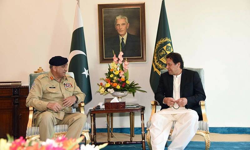 Army Chief General Qamar Javed Bajwa called on Prime Minister Imran Khan