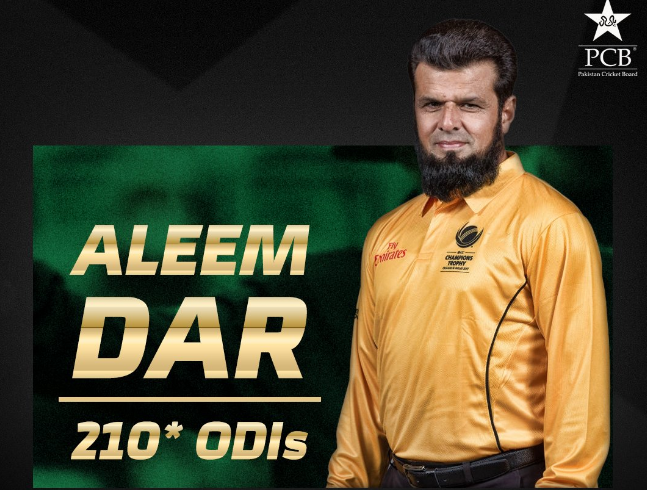 aleem dar,won award,umpire,pakistan,cricket,one day matches