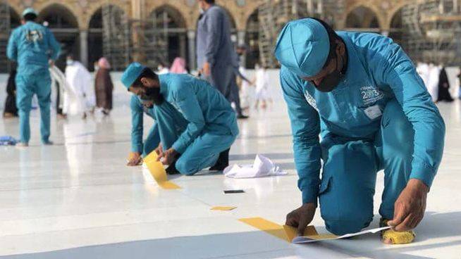 Haram Mecca: New lines have been set up for Umrah pilgrims in Mutaf
