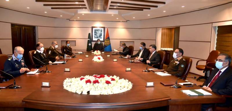 وزیراعظم عمران خان کا آئی ایس آئی ہیڈ کوارٹرز کا دورہ 