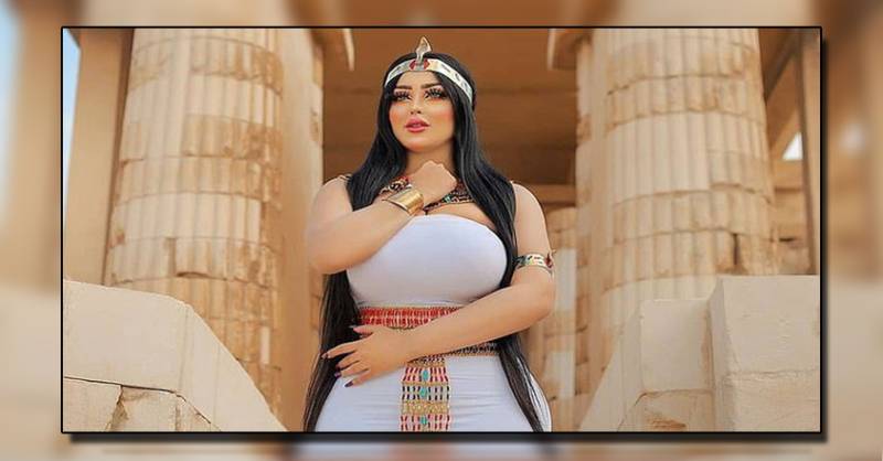 مصر میں اداکارہ  فرعونی طرز کا لباس پہننے پر گرفتار