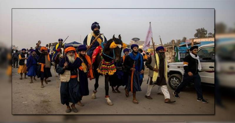   بھارتی حکومت کے خلاف سکھ کسانوں کا احتجاج جاری 