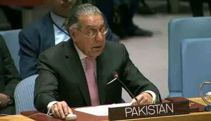بھارت نے اقوام متحدہ کے چارٹر کے اصولوں کیخلاف ورزیوں میں اہم کردار ادا کیا، منیر اکرم