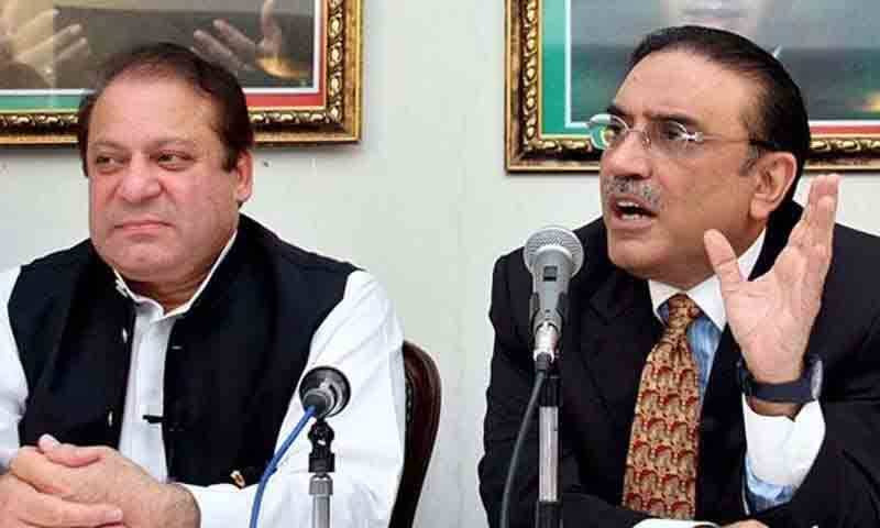  آصف زرداری کی نواز شریف کو اِن ہاؤس تبدیلی کیلئے راضی کرنیکی کوشش، ذرائع