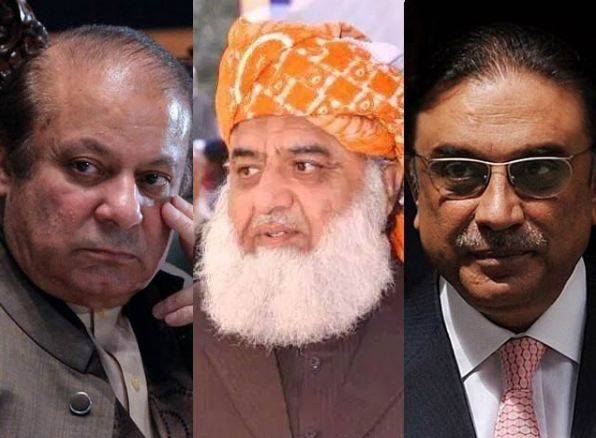مولانا فضل الرحمان کا نوازشریف اور زرداری سے ٹیلی فونک رابطہ 