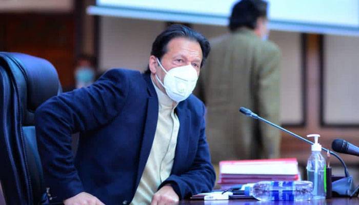 PM Imran Khan in Cabinet Meeting