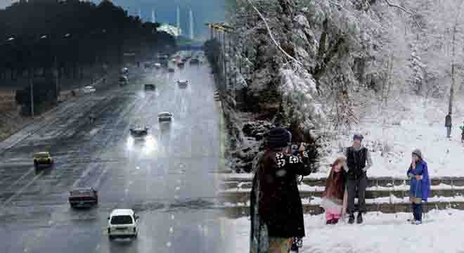 ملک کے بعض علاقوں میں بارش اور پہاڑوں پر برفباری کی پیش گوئی 