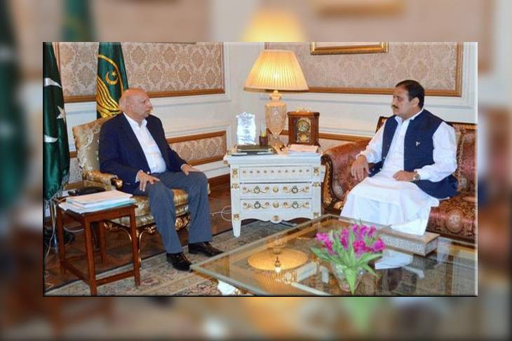 سینیٹ انتخابات،گورنر چودھری  سرور اور  وزیر اعلیٰ پنجاب  عثمان کی ملاقات