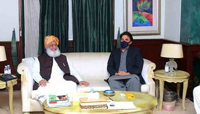  مولانا فضل الرحمان کی بلاول بھٹو سے اہم ملاقات، لانگ مارچ پر مشاورت