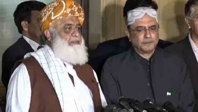  آصف زرداری اور مولانا کے درمیان رابطہ، سینیٹ الیکشن کے امور پر اتفاق