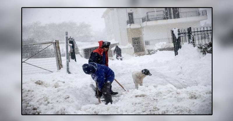یونان کے سب سے بڑے جزیرہ کریتی میں پچھلے 50 سال کا برفباری کا ریکارڈ ٹوٹ گیا