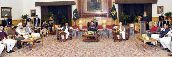 وزیراعظم عمران خان کی خیبر پختونخواہ کے قومی وصوبائی اراکین اسمبلی سے ملاقاتیں 