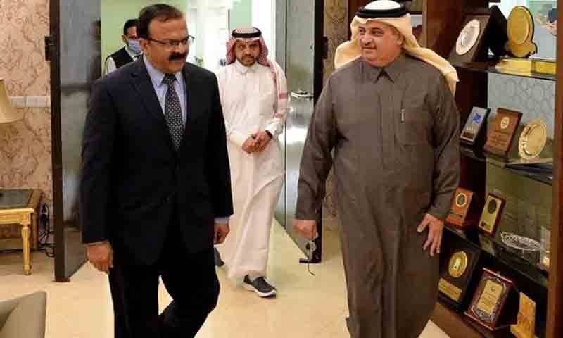 سعودی عرب کے سفیر سے جنرل (ر) بلال اکبر کی ملاقات، اہم امور پر تبادلہ خیال