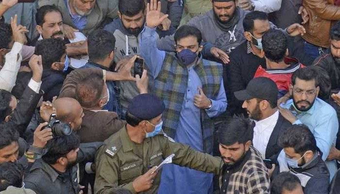 پنجاب اسمبلی میں قائد حزب اختلاف حمزہ شہباز کو ضمانت پر رہا کردیا گیا 