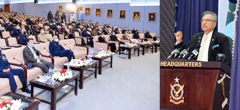  دشمن کے روایتی اور ہائبرڈ حملوں کے توڑ کیلئے جنگی حکمت عملی وضع کرنا ہو گی، صدر مملکت