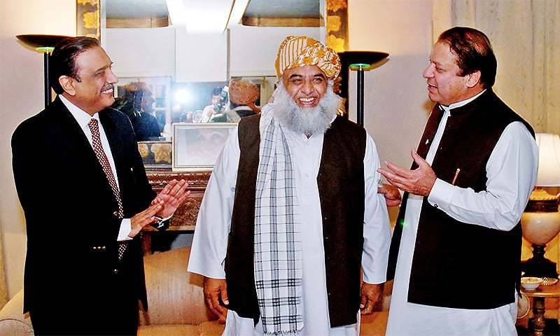 زرداری کا نواز اور فضل سے رابطہ، وزیراعظم سے فوری مستعفی ہونے کا مطالبہ