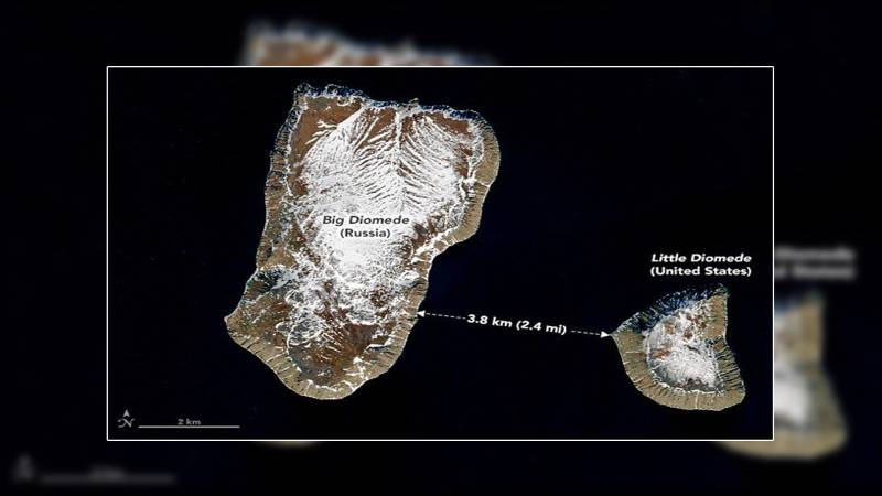 دو جزیروں میں صرف3.8 کلومیٹر کی دوری ، مگر 20 گھنٹے کا فرق 